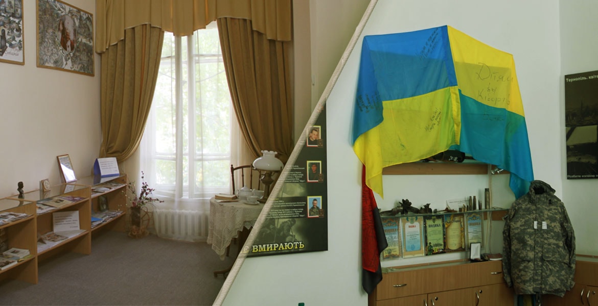 В нашій школі створено музеї бойової слави та Юліуша Словацького